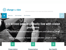 Tablet Screenshot of changetheview.org